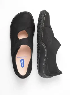 Volle voeten|Bandschoenen|Wolky Fresh zwart nubuck
