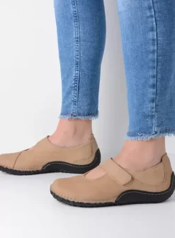 Volle voeten|Bandschoenen|Wolky Fresh beige nubuck