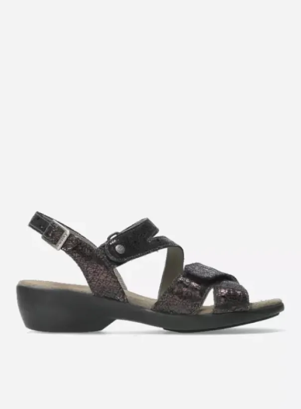 Sandalen|Wolky Fria bruin leer