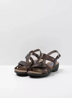 Sandalen|Wolky Fria bruin leer