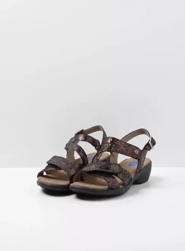 Sandalen|Wolky Fria bruin leer