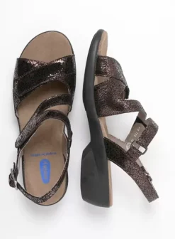 Sandalen|Wolky Fria bruin leer