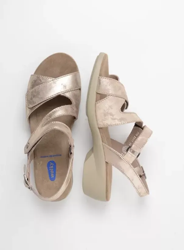 Sandalen|Wolky Fria champagne nubuck