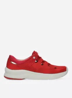 Wandelschoenen|Sneakers|Wolky Galena rood nubuck