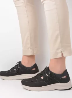 Wandelschoenen|Sneakers|Wolky Galena zwart zomer nubuck