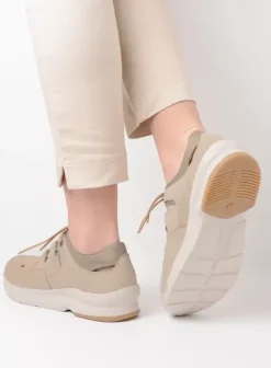 Wandelschoenen|Sneakers|Wolky Galena beige nubuck