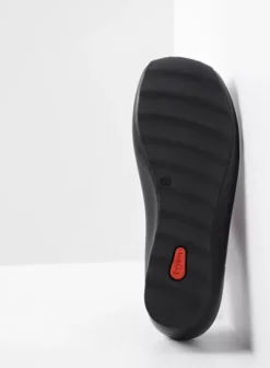 Slippers|Klompen|Wolky Go zwart leer