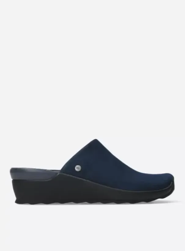Slippers|Klompen|Wolky Go denim nubuck
