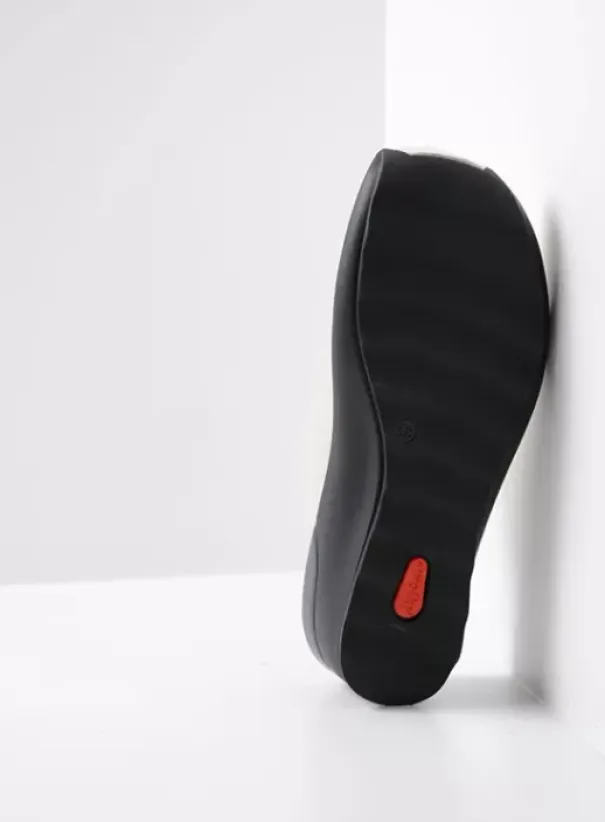 Slippers|Klompen|Wolky Go creme wit leer