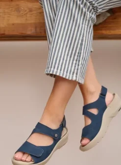 Sandalen|Wolky Harlem denim nubuck