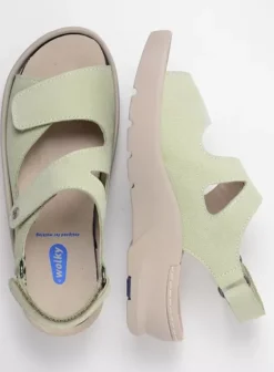 Sandalen|Wolky Harlem lichtgroen nubuck