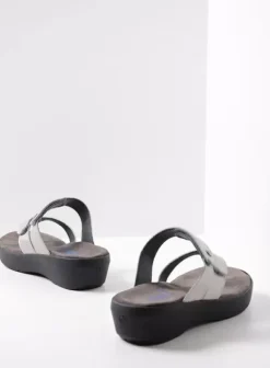Slippers|Voorjaar/zomer|Wolky Hobie beige leer
