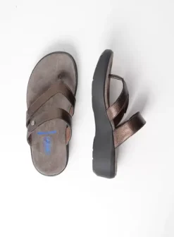 Slippers|Voorjaar/zomer|Wolky Hobie brons leer