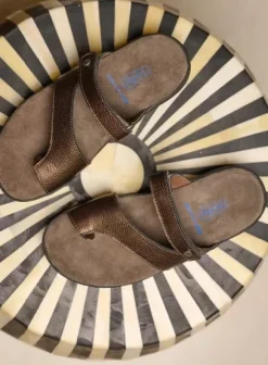 Slippers|Voorjaar/zomer|Wolky Hobie brons leer