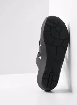 Slippers|Voorjaar/zomer|Wolky Hobie zwart leer