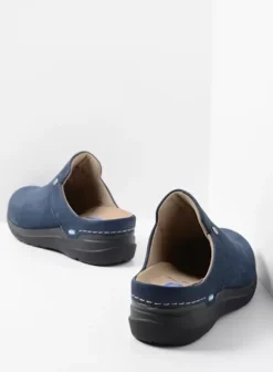 Diabetes|Slippers|Wolky Holland DB blauw nubuck