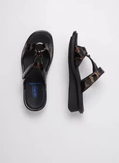 Slippers|Wolky Isa brons croco lakleer