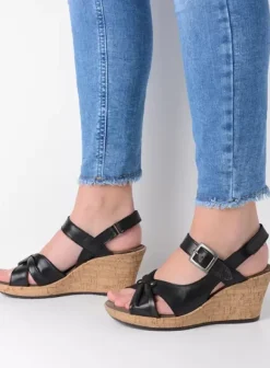 Sandalen|Voorjaar/zomer|Wolky Ixia 2 zwart leer