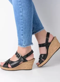 Sandalen|Voorjaar/zomer|Wolky Ixia 2 zwart leer