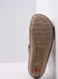 Volle voeten|Slippers|Wolky Jasper cognac leer