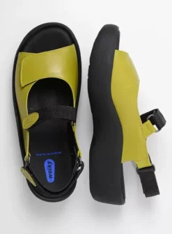 Volle voeten|Sandalen|Wolky Jewel olijfgroen leer