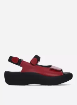 Volle voeten|Sandalen|Wolky Jewel rood leer