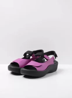 Volle voeten|Sandalen|Wolky Jewel fuchsia leer