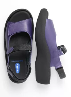 Volle voeten|Sandalen|Wolky Jewel paars leer