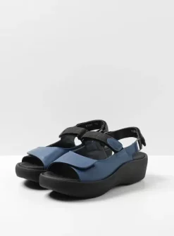 Volle voeten|Sandalen|Wolky Jewel jeans leer