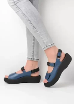 Volle voeten|Sandalen|Wolky Jewel jeans leer