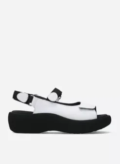 Volle voeten|Sandalen|Wolky Jewel wit leer