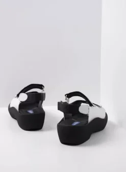 Volle voeten|Sandalen|Wolky Jewel wit leer