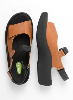Sandalen|Voorjaar/zomer|Wolky Jewel Vegan cognac