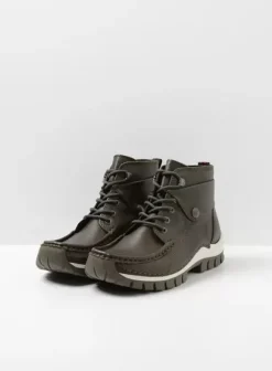 Hielspoor|Veterschoenen|Wolky Jump cactus leer