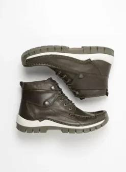 Hielspoor|Veterschoenen|Wolky Jump cactus leer