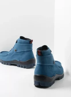 Hielspoor|Veterschoenen|Wolky Jump atlantisch blauw nubuck