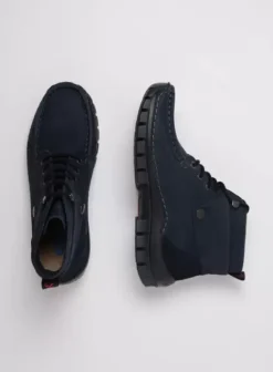 Hielspoor|Veterschoenen|Wolky Jump blauw nubuck