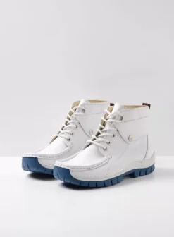 Veterschoenen|Voorjaar/zomer|Wolky Jump Summer wit/blauw leer