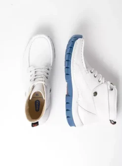 Veterschoenen|Voorjaar/zomer|Wolky Jump Summer wit/blauw leer