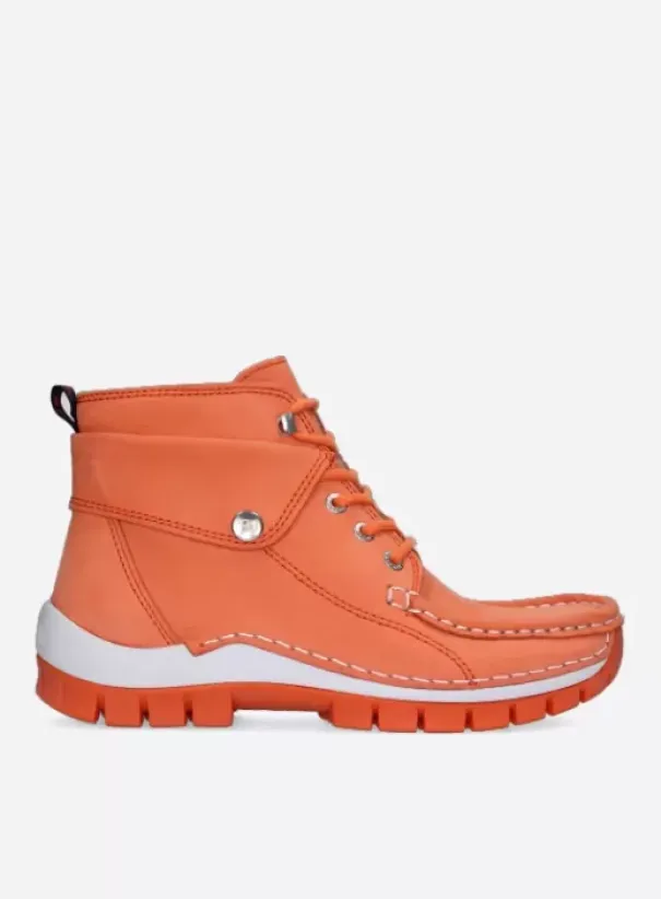 Veterschoenen|Voorjaar/zomer|Wolky Jump Summer oranje nubuck