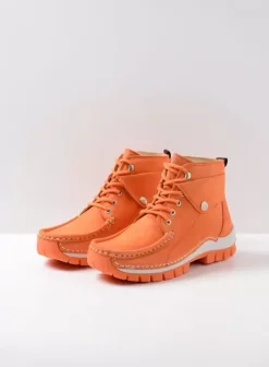 Veterschoenen|Voorjaar/zomer|Wolky Jump Summer oranje nubuck