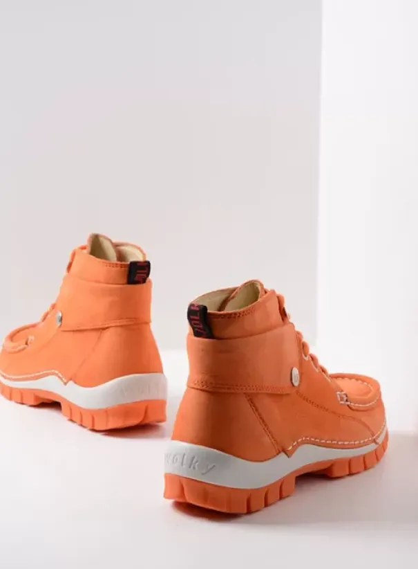 Veterschoenen|Voorjaar/zomer|Wolky Jump Summer oranje nubuck