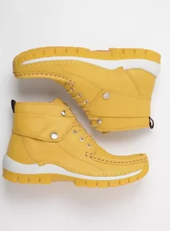 Veterschoenen|Voorjaar/zomer|Wolky Jump Summer geel leer