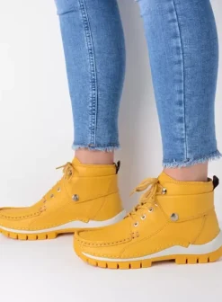Veterschoenen|Voorjaar/zomer|Wolky Jump Summer geel leer