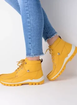 Veterschoenen|Voorjaar/zomer|Wolky Jump Summer geel leer