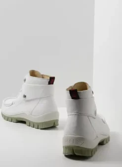 Veterschoenen|Wolky Jump Summer wit/lichtgroen leer