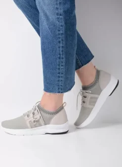 Hallux Valgus|Veterschoenen|Wolky Kalona gebroken wit 3D knitting