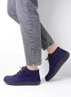Volle voeten|Veterschoenen|Wolky Kansas Lady XW paars nubuck