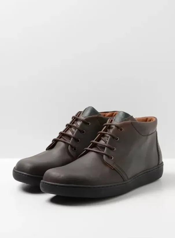 Veterschoenen|Nette schoenen heren|Wolky Kansas Men bruin leer