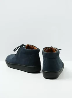 Veterschoenen|Nette schoenen heren|Wolky Kansas Men blauw nubuck